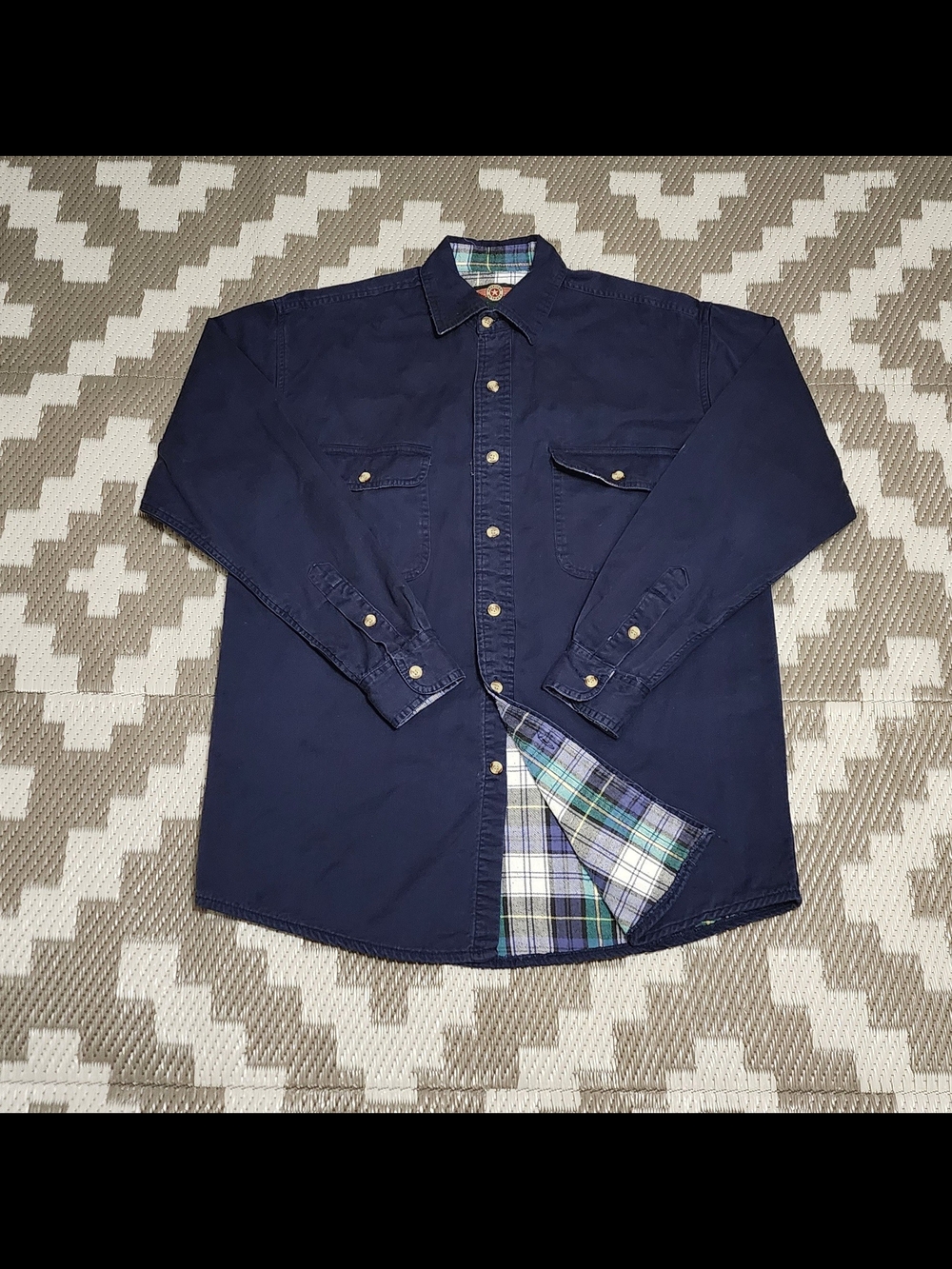 American Outpost Flannel-Lined Overshirt – Workwear / Gorpcore Style